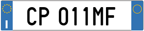 Truck License Plate